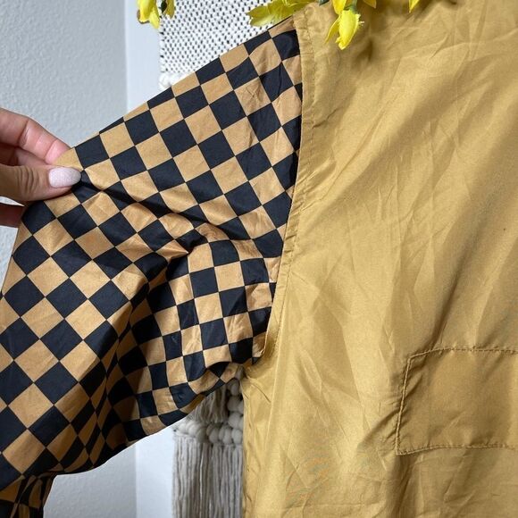 g-net gold checkerboard windbreaker - Picture 4 of 5